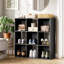 Bibliothèque à 9 cubes, tablette de rangement décorative-47697570-47697571