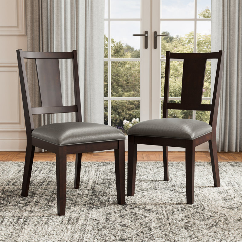 Chaises d'appoint Athlyn, Brun, Bois espresso