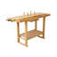 Établi en bois d'acacia 55 po
