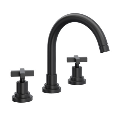 Lombardia Widespread Bathroom Faucet with C-Spout