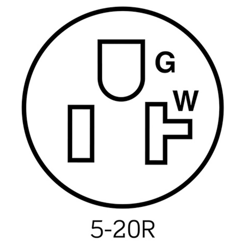 Leviton Decora 20 Amp 125 Volt Duplex Watthite Outlet and USB Charger 5-20R 1 Pack