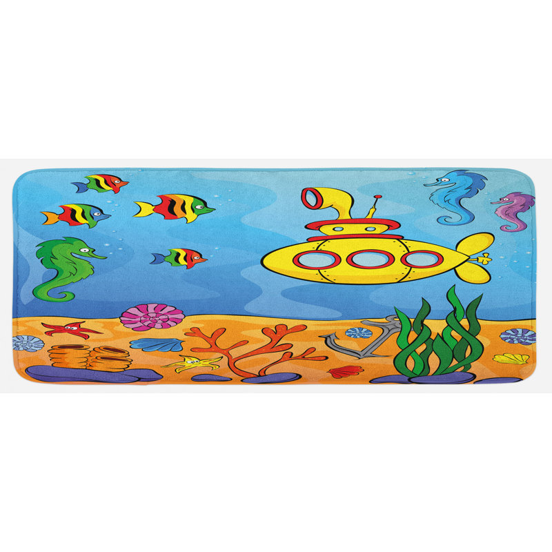 Tapis de cuisine sous-marin