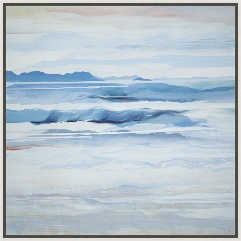 Cloudy Seas 1 Print, 26" H x 26" W x 3" D