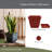 Square Plastic Planter with Sauce-861422527