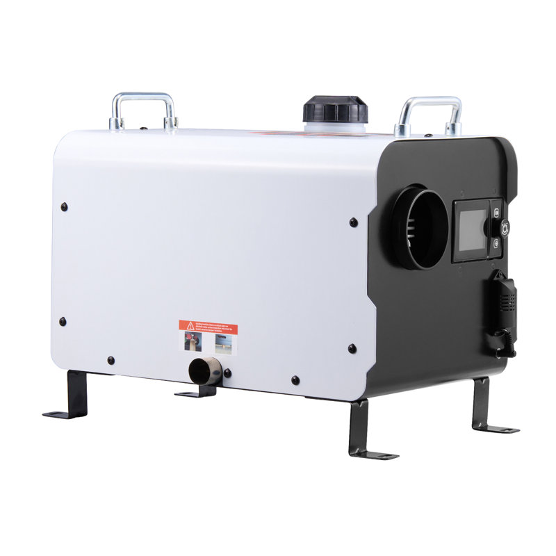 Chaufferette à air comprimé 8 kW, alimentation tout-en-un 12 V / 24 V avec application Bluetooth, télécommande, écran d'affichage, détecteur de CO, chauffage rapide pour les véhicules et utilisation à l'extérieur