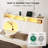 Upholstered Bed With Storage Headboard, Queen Platform Bed Frame With Storage Drawers&led, White-1627004324
