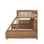 Twin XL Over Queen Bunk Bed With Integrated Shelving, Color-Changing Lights And Pegboard-1063048226