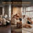 Oversized Massage Recliner Chair with Heating, Swivel Glider Rocker Chair-1351134226