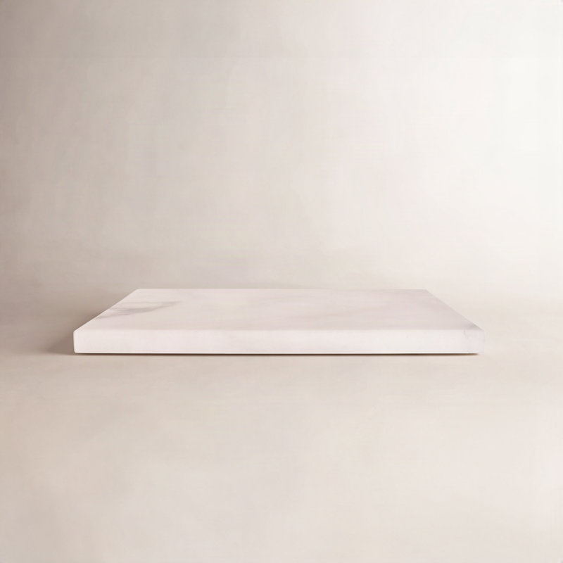 Plateau rectangulaire Artifacts Marble ™, Blanc