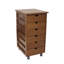 Commode à 6 tiroirs en bambou massif-2102192066