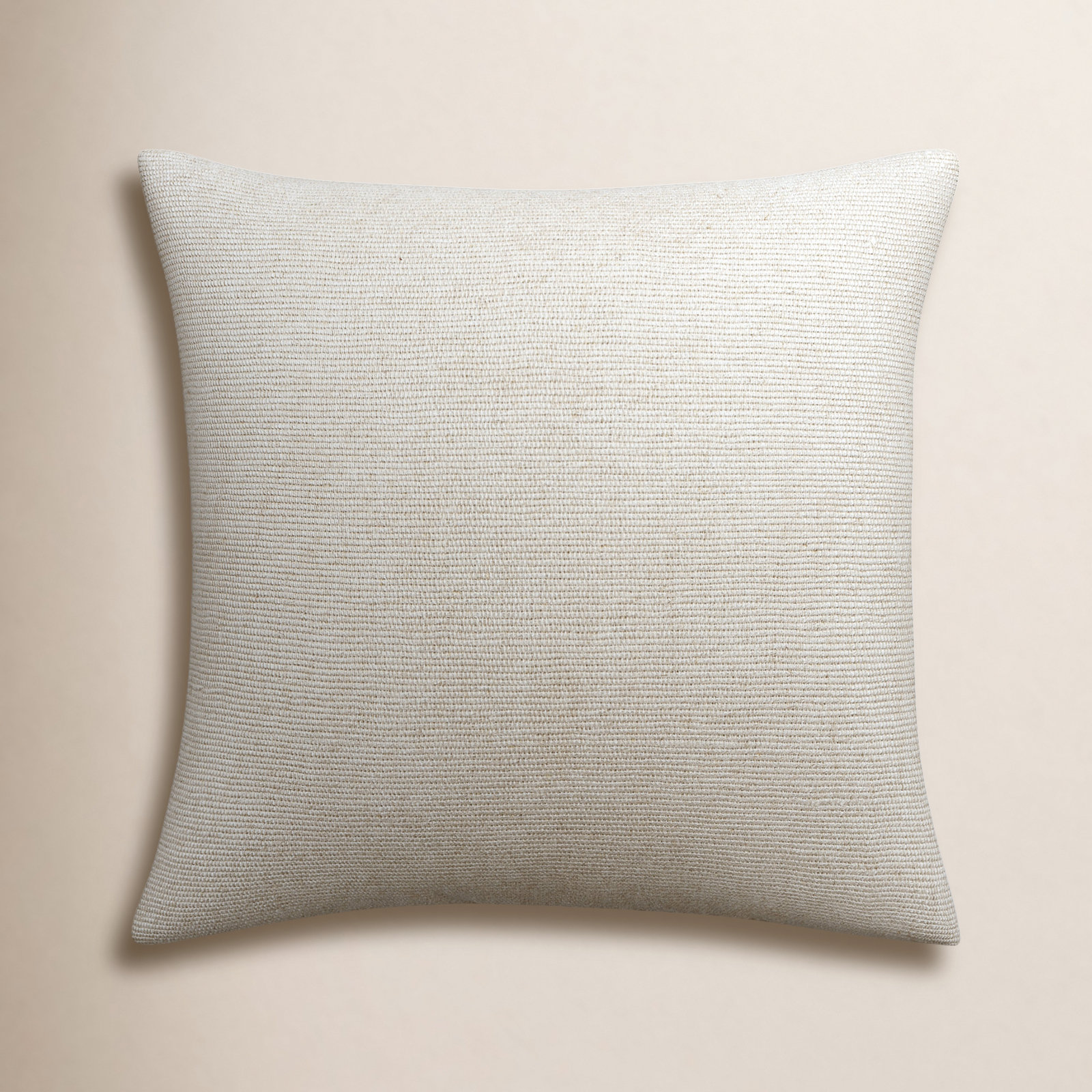 Arlington Throw Pillow, 22" x 22", Pillow Cover Only - No Insert, Cream
