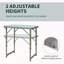 Table de camping portable
