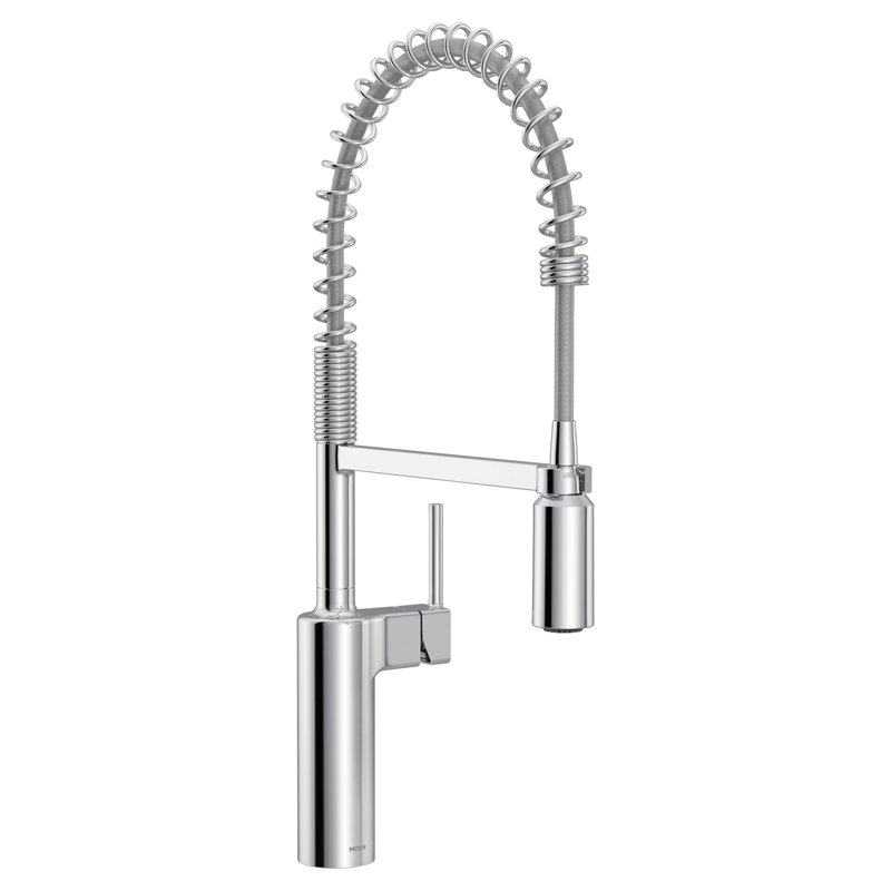 Moen Inara One-handle Pre-Rinse Spring Pulldown Kitchen Faucet, Chrome