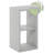 Furinno Cubicle Open Back Decorative Cube Storage Organizer, 2-Cube, Dark Oak-1242548529-1209442664