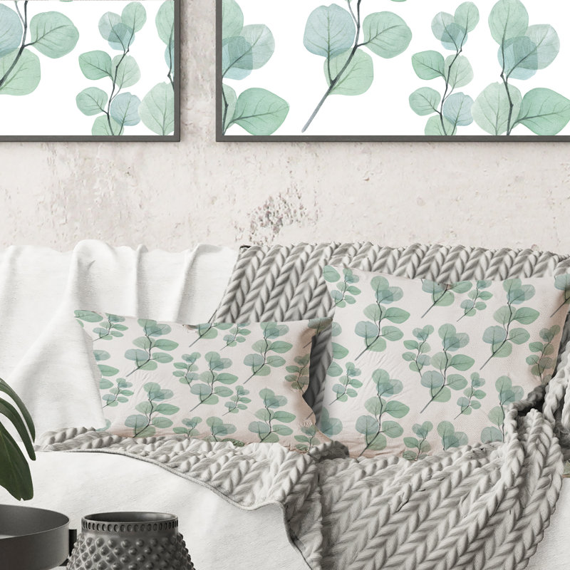 Floral Throw Pillow