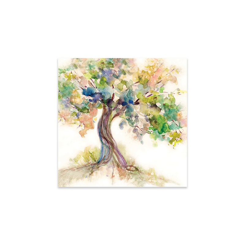 Arbre de vie par Carol Robinson - impression non encadrée, H 24 po x l 24 po x P 0,25 po