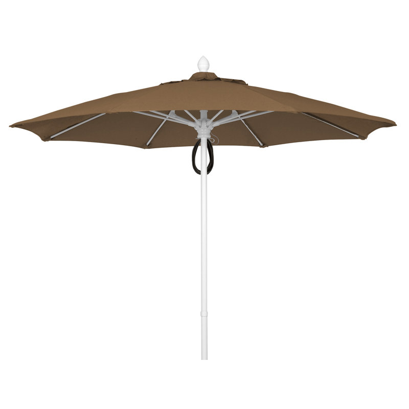Parasol de marché 9 pi Prestige, Blanc, Cacao