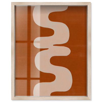 «Steady Flow I Living Room Art Shadowbox Print» par Art Remedy