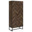 Armoire d'appoint rustique et bronze industriel