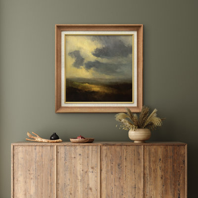 Premium Framed Wall Art - Vintage Landscape Print for Bedroom Decor - 26"x36"