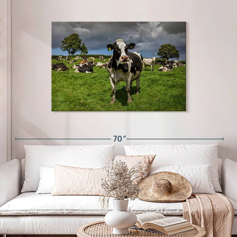 Brampt Holstein Cow, 30" H x 45" W