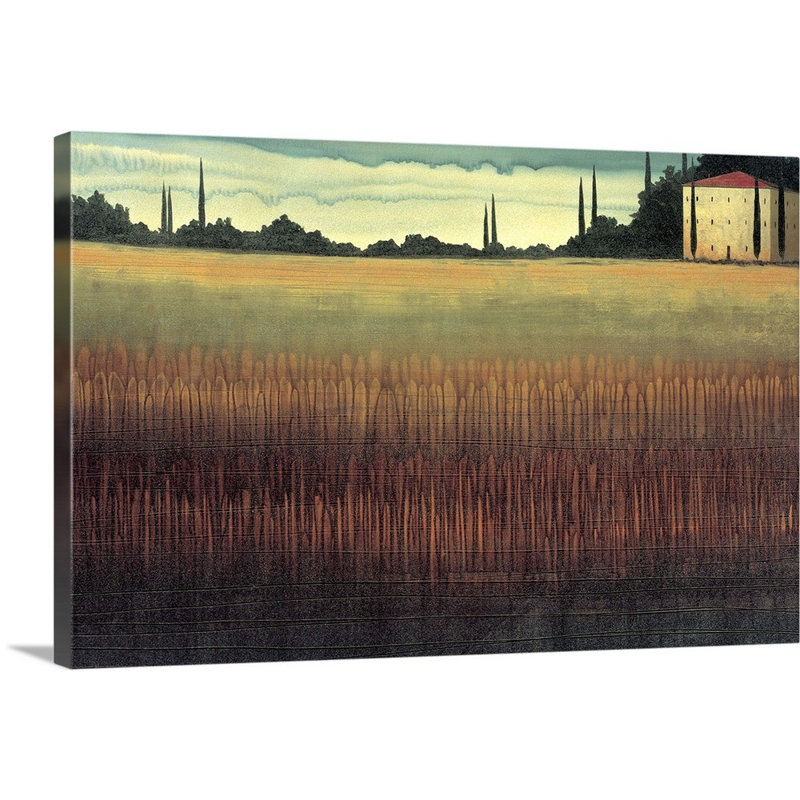 « tuscan light » par l’impression de peintures Robert Charon, H 16 po x l 24 po x P 1,25 po, Toile