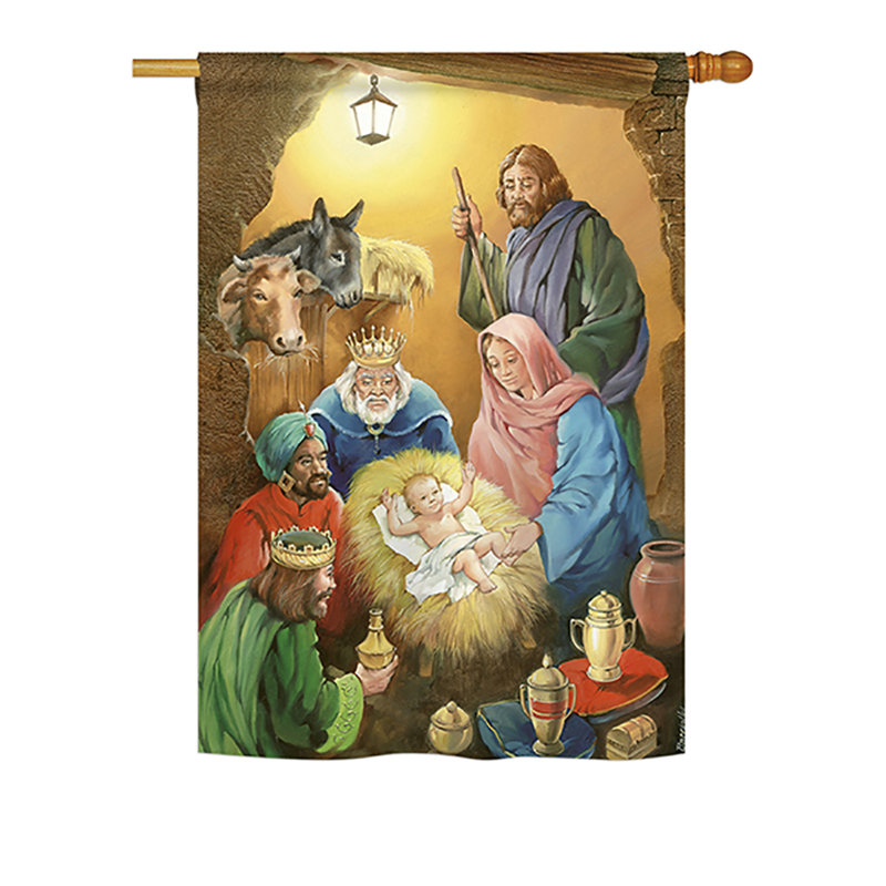 Double Sided Polyester Animal Garden Flag, 40" H x 28" W