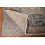 Tapis bleu fait à la main 10 x 13 po