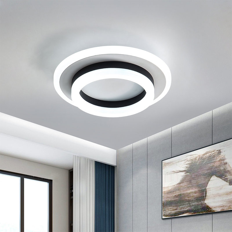 Thissell 1-Light 20cm Flush Mount Ceiling Light, 6500K