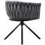 44cm H Metal Accent in Grey