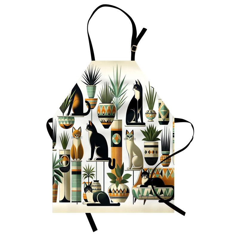 No Pattern Bib Apron