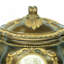 Boîte à bijoux décorative vintage de 23 cm de hauteur, boîte de rangement en polyrésine finition bronze et or