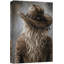 «Western Cowboy Hat Back Portrait», photos de salon, impression sur toile encadrée-126031459-126031455