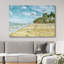 «Coastal Beach» IDÉE4WALL, art mural sur toile, scène romantique de la mer, reproduction d'art encadrée-67534633