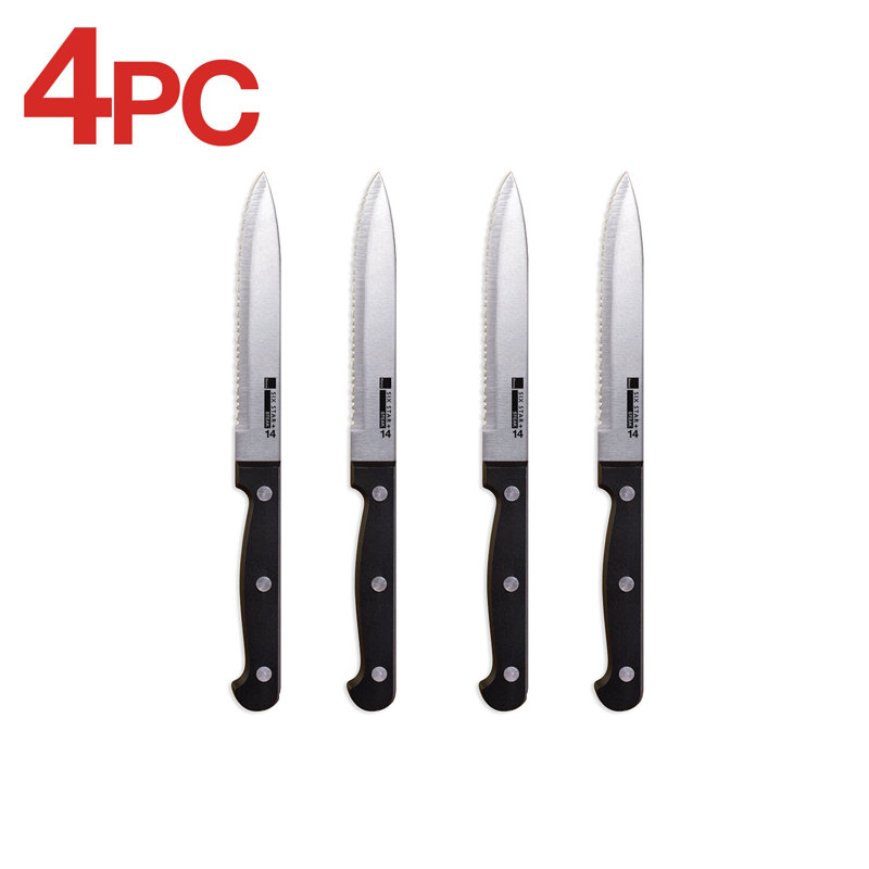 Ronco 4 Piece High Carbon Stainless Steel Steak Knife Set