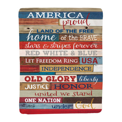 America Proud Standard Throw Blanket