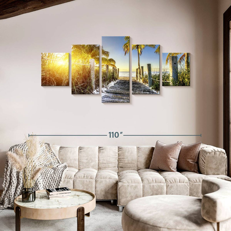 Way To Key West Beach, 42" H x 92" W