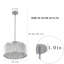 Lustre tambour 7 lumières Ilenia