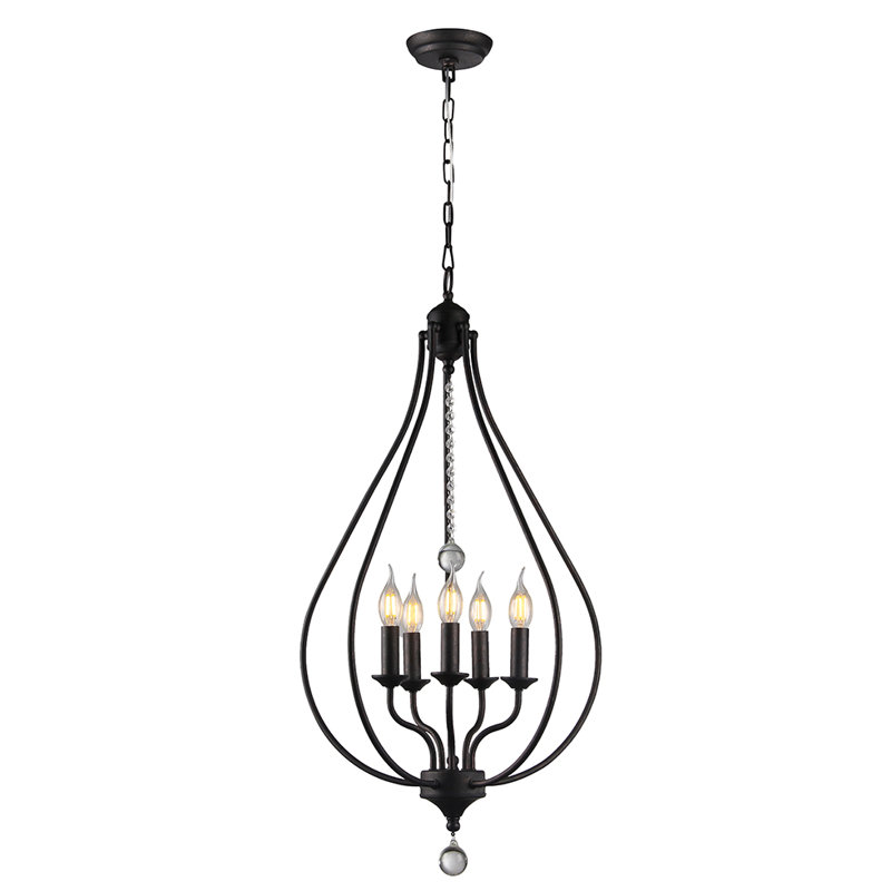 Alcalde 5 - Light Antique Bronze Single Pendant