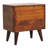 Solid Wood Chestnut Lid-Up Storage Stool