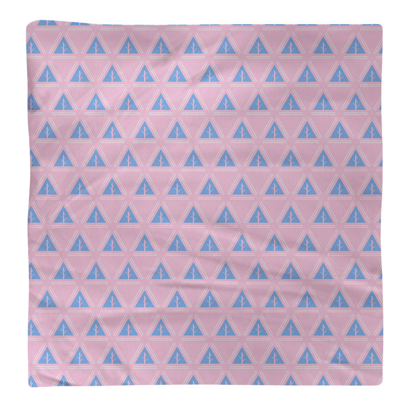 Serviette de coton à arbre minimaliste deux couleurs Barbra, H 0,1 po x l 10 po x P 10 po, Rose / sarcelle, Polyester sergé
