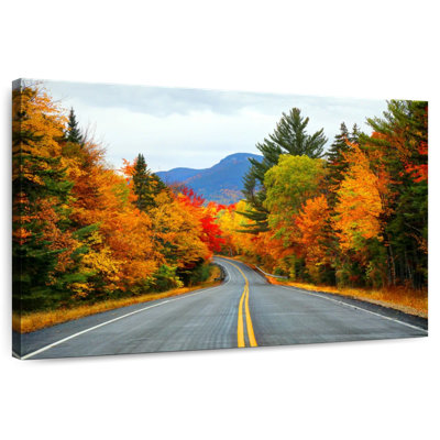 Mehar New Hampshire Autumn Road