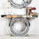 Rillamas 47.27" Mirrored Glass Console Table with Crush Diamond