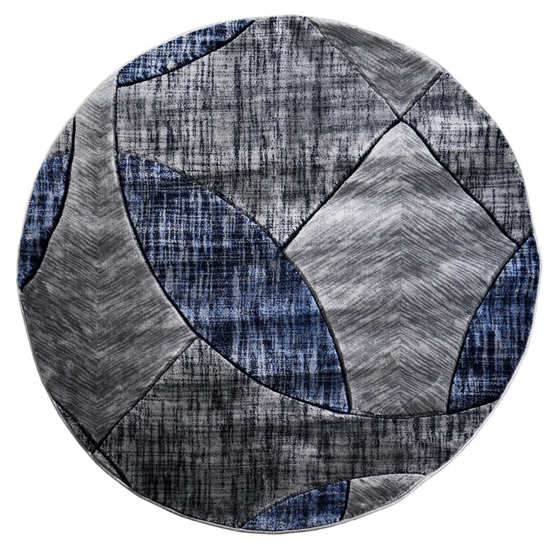 Caratunk Area Rug, Round 7'10"