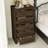5-Drawer Tall Dresser With Wood Grain Texture-673363302
