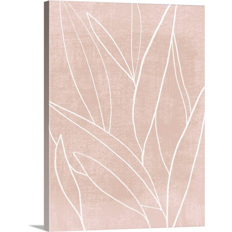 Mauve magique II, art mural sur toile, Toile tendue, H 32 po x l 24 po