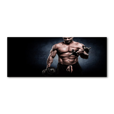 Muscle Building - Wrapped Canvas Print
