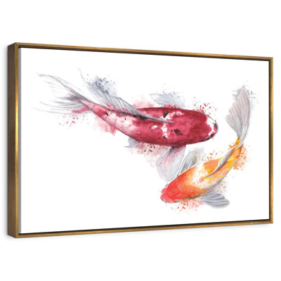 Paire de poissons Koi