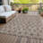 Naadiya Washable Floral Indoor / Outdoor Rug-1922322684