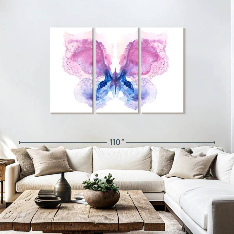 Fantastic Abstract Butterfly, 48" H x 74" W